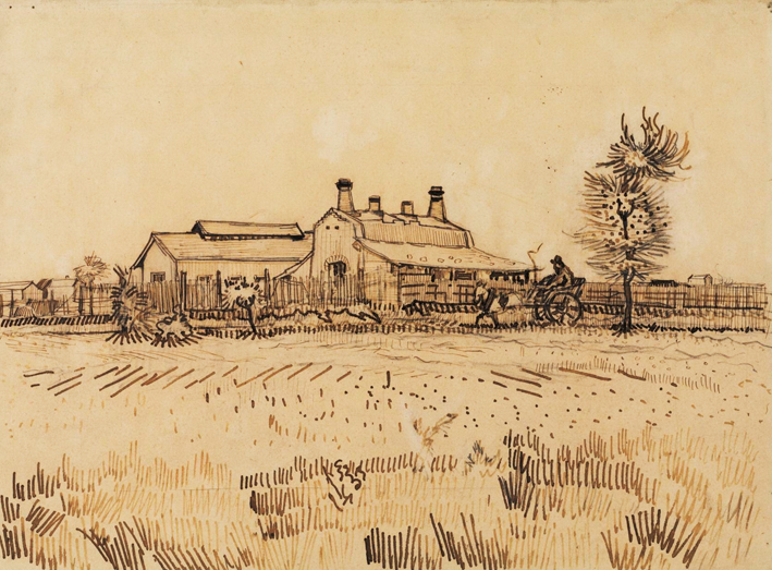  文森特·威廉·梵高  Vincent Willen Van Gogh —— 工厂(1888)